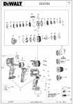 DeWalt DCD703NT-XJ DRILL/DRIVER Spare Parts